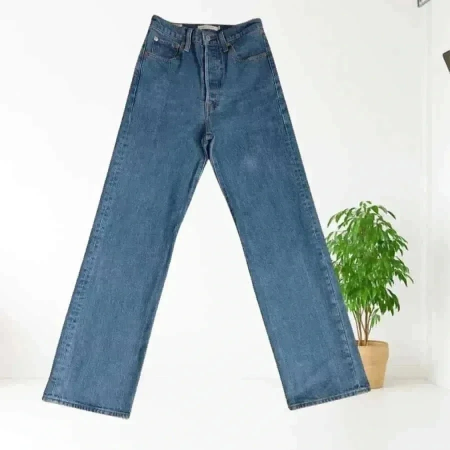 LEVI'S premium ribcage straight - high waist - stretchy - excellent condition – photo 10